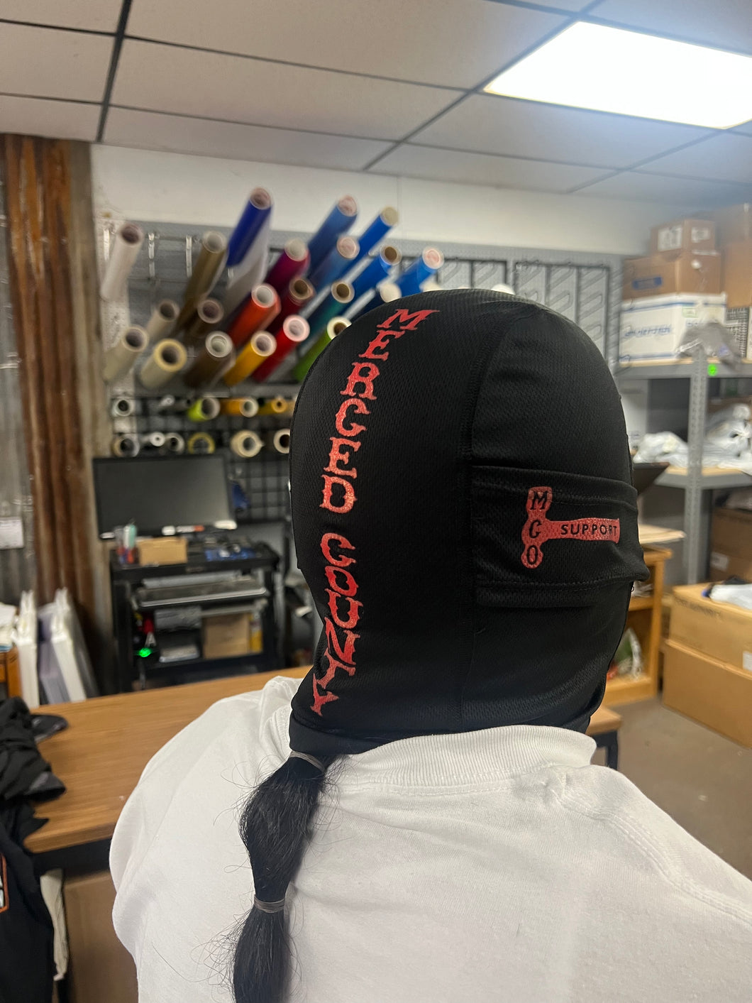 Black/Red Balaklava